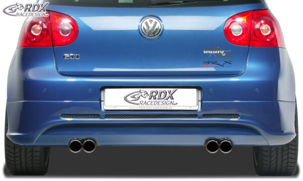 LK Performance RDX rear bumper extension VW Golf 5 "GTI/R-Five" with exhaust hole left & right | Automotive,body kit,bodykit,car accessories,Car Parts,diffuser,front,front lip,Golf 5,rear,rear bumper extension,side skirt,side skirts,sideskirt,splitter,spo