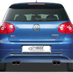 LK Performance RDX rear bumper extension VW Golf 5 "GTI/R-Five" with exhaust hole left & right | Automotive,body kit,bodykit,car accessories,Car Parts,diffuser,front,front lip,Golf 5,rear,rear bumper extension,side skirt,side skirts,sideskirt,splitter,spo