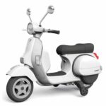 License Piaggio Vespa scooter children motorcycle with training wheels electric car 2x 20W 12V 7Ah | Motorcycles,partially,Vespa scooter