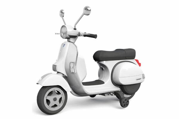 License Piaggio Vespa scooter children motorcycle with training wheels electric car 2x 20W 12V 7Ah | Motorcycles,partially,Vespa scooter