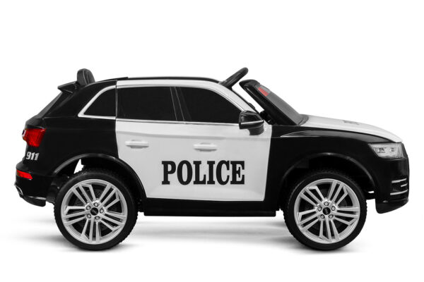 License children electric car Audi Q5 Policecar 2x 40W 12V 7Ah 2.4G RC Bluetooth | Audi Q5,partially,SALOON & HOT HATCHES