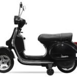 License Piaggio Vespa scooter children motorcycle with training wheels electric car 2x 20W 12V 7Ah | Motorcycles,partially,Vespa scooter