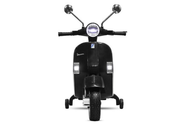 License Piaggio Vespa scooter children motorcycle with training wheels electric car 2x 20W 12V 7Ah | Motorcycles,partially,Vespa scooter
