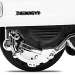 License Piaggio Vespa scooter children motorcycle with training wheels electric car 2x 20W 12V 7Ah | Motorcycles,partially,Vespa scooter