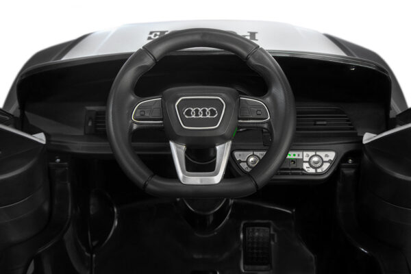 License children electric car Audi Q5 Policecar 2x 40W 12V 7Ah 2.4G RC Bluetooth | Audi Q5,partially,SALOON & HOT HATCHES