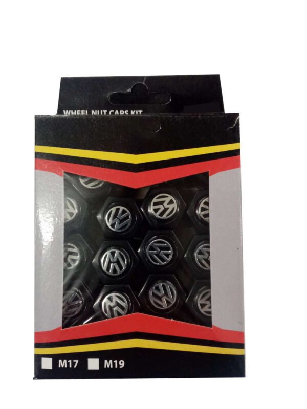 VW Universal Wheel Nut Caps Covers 17mm