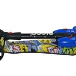 Rocket Effect Light-up Kick Scooter with Flashing Wheels Music Colour LED Water Mist Spray for Kids Toddler (3-8 years old) SG06 | Kick Scooter,LK Scooter