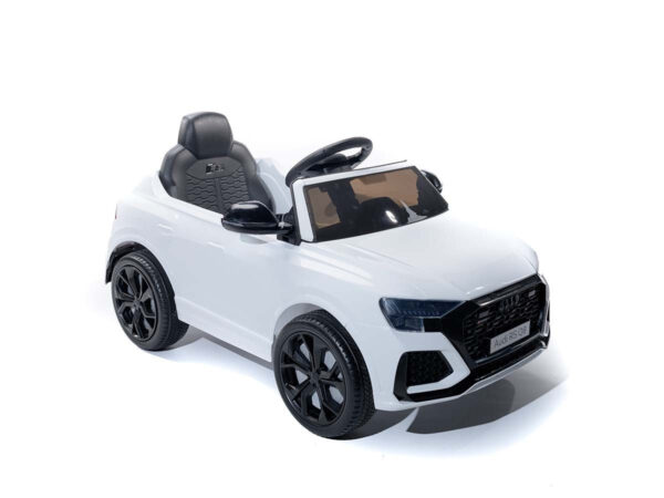 12V Licensed White Audi Q8 RS Battery Ride On Car | Audi Q8 RS,SALOON & HOT HATCHES