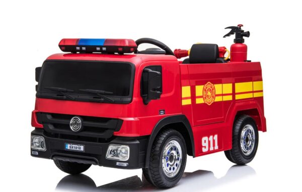FIRE ENGINE Electric Battery Powered Kids Electric Ride On Toy Car (Model: SX1818)