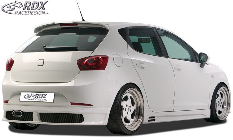 LK Performance RDX rear bumper extension SEAT Ibiza 6J / 6P (4/5-doors, -03/2012) | Automotive,body kit,bodykit,car accessories,Car Parts,diffuser,front,front lip,Ibiza 6J / 6P,rear,rear bumper extension,side skirt,side skirts,sideskirt,splitter,spoiler
