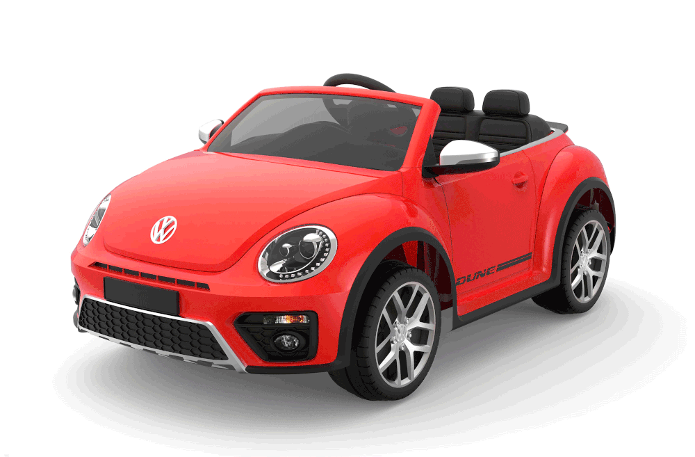 Volkswagen Licenced VW BEETLE 12V 4.5A Battery Powered Kids Electric Ride On Toy Car (MODEL S303 RED) - LK Auto Factors
