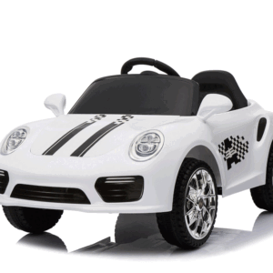 Kids 2x6V 15W TWO MOTORS Battery Powered Boxster Style Electric Ride On Sports Coupe Toy Car (Model: S2988) WHITE - LK Auto Factors