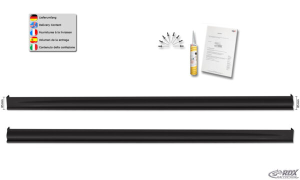 LK Performance RDX Sideskirts OPEL Corsa E "Edition" | Automotive,body kit,bodykit,car accessories,Car Parts,Corsa E,diffuser,front,front lip,rear,side skirt,side skirts,sideskirt,Sideskirts,splitter,spoiler