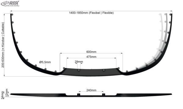 LK Performance RDX Universal Spoiler lip CUP2.0 Front Splitter jazz | Automotive,body kit,bodykit,car accessories,Car Parts,diffuser,front,front lip,jazz,rear,side skirt,side skirts,sideskirt,splitter,spoiler,Spoiler lip