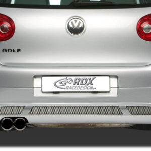 LK Performance RDX rear bumper extension VW Golf 5 "V2" with exhaust hole left | Automotive,body kit,bodykit,car accessories,Car Parts,diffuser,front,front lip,Golf 5,rear,rear bumper extension,side skirt,side skirts,sideskirt,splitter,spoiler