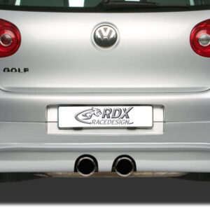 LK Performance RDX rear bumper extension VW Golf 5 "R32 clean" with exhaust hole for R32-Exhaust | Automotive,body kit,bodykit,car accessories,Car Parts,diffuser,front,front lip,Golf 5,rear,rear bumper extension,side skirt,side skirts,sideskirt,splitter,s