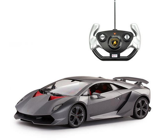 Rastar RC 1:14 Lamborghini Sesto Elemento Kids Remote Control Toy Car - Grey | Lamborghini Sesto,RC Cars