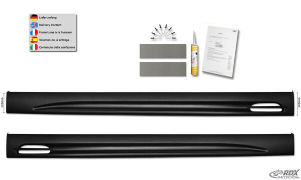 LK Performance RDX Sideskirts VW Touran II 5T 2015+ "GT-Race" | Automotive,body kit,bodykit,car accessories,Car Parts,diffuser,front,front lip,rear,side skirt,side skirts,sideskirt,Sideskirts,splitter,spoiler,Touran 5T