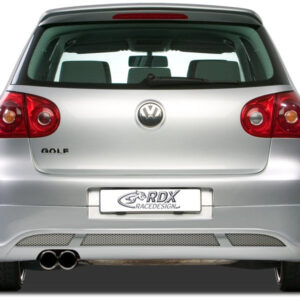 LK Performance RDX rear bumper extension VW Golf 5 "V2" with exhaust hole left | Automotive,body kit,bodykit,car accessories,Car Parts,diffuser,front,front lip,Golf 5,rear,rear bumper extension,side skirt,side skirts,sideskirt,splitter,spoiler