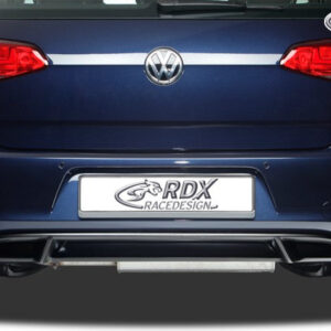 LK Performance RDX rear bumper extension VW Golf 7 center part | Automotive,body kit,bodykit,car accessories,Car Parts,diffuser,front,front lip,Golf 7,rear,rear bumper extension,side skirt,side skirts,sideskirt,splitter,spoiler