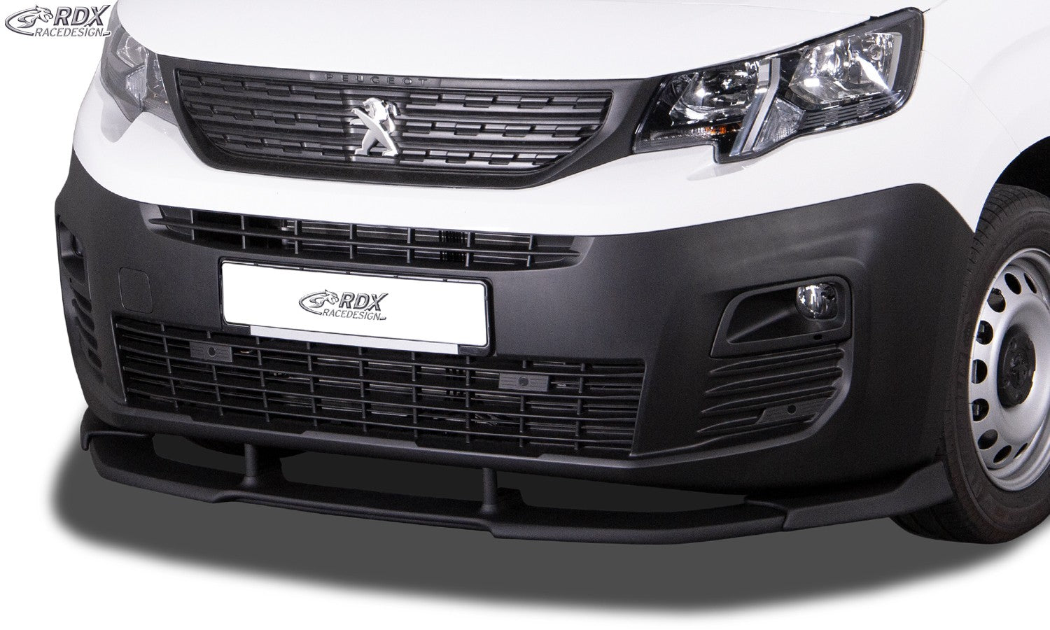 Front Spoiler VARIO-X for CITROEN Berlingo, PEUGEOT Partner & Rifter, OPEL Combo, TOYOTA ProAce City (Type E, 2018+) Front Lip Splitter | Berlingo,body kit,CITROEN Berlingo,Front Lip Splitter,partially