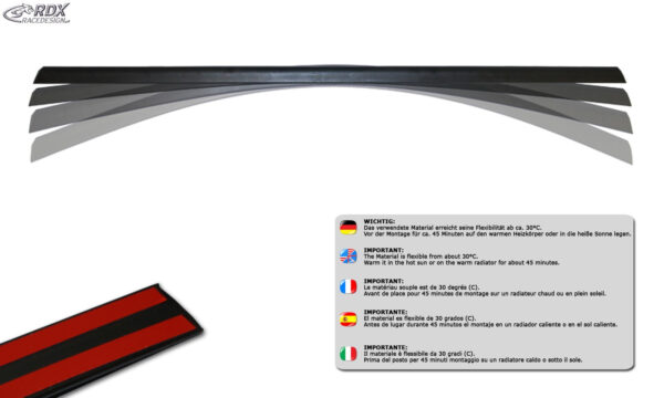 Trunk lid spoiler for TOYOTA Yaris (XPA1) Trunk Rear Spoiler | body kit,partially,Trunk Rear Spoiler,Yaris (XPA1)