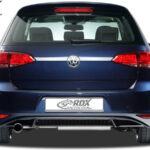 LK Performance RDX rear bumper extension VW Golf 7 "GTI-Look" center part | Automotive,body kit,bodykit,car accessories,Car Parts,diffuser,front,front lip,Golf 7,rear,rear bumper extension,side skirt,side skirts,sideskirt,splitter,spoiler