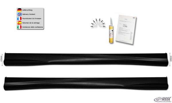 LK Performance RDX Sideskirts VOLVO V60 / S60 2018+ "Turbo-R" | Automotive,body kit,bodykit,car accessories,Car Parts,diffuser,front,front lip,rear,side skirt,side skirts,sideskirt,Sideskirts,splitter,spoiler,VOLVO S60