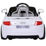 New 2018 Kids Ride On Car, Licensed 12V Audi TT RS, Remote Control Manual Two Modes Operation, MP3 Lights (White) - LK Auto Factors