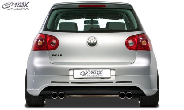 LK Performance RDX rear bumper extension VW Golf 5 "GTI/R-Five" with exhaust hole left & right | Automotive,body kit,bodykit,car accessories,Car Parts,diffuser,front,front lip,Golf 5,rear,rear bumper extension,side skirt,side skirts,sideskirt,splitter,spo