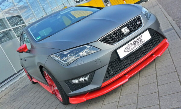 LK Performance RDX Front Spoiler VARIO-X SEAT Leon 5F FR + Cupra -2017 (incl. SC, ST) Front Lip Splitter | Automotive,body kit,bodykit,car accessories,Car Parts,diffuser,front,front lip,front spoiler,Leon 5F,rear,side skirt,side skirts,sideskirt,splitter,