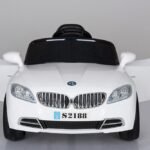 Kids 2x6V 15W TWO MOTORS Battery Powered BMW Style Electric Ride On Toy Car (Model: S2188) WHITE - LK Auto Factors