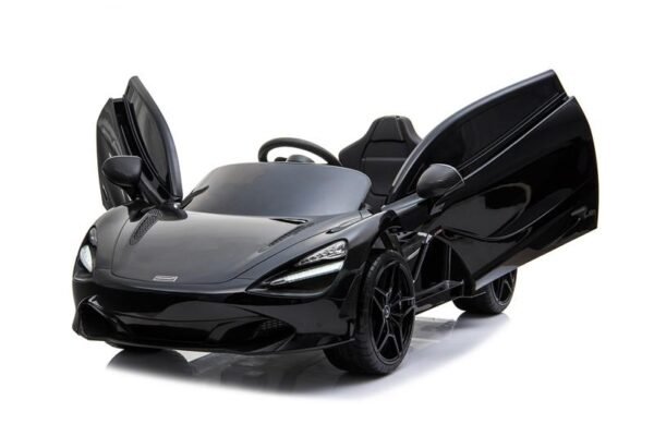 McLaren 720S Lisenced 12V Battery Powered Kids Electric Ride On Toy Car EVA Wheels Leather Seats (Model: M720S) Onyx BLACK - LK Auto Factors