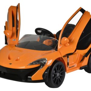 McLaren P1 Licenced 12V 7A Battery Powered Kids Electric Ride On Toy Car (Model: 672R) Orange - LK Auto Factors