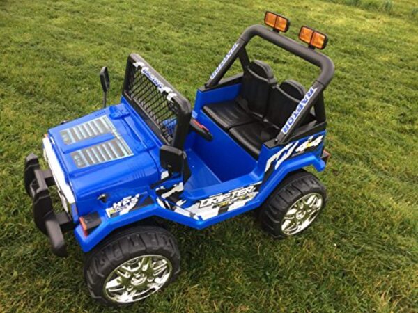NEW 2019 KIDS 12V RAPTOR ELECTRIC RIDE ON CAR 4X4 JEEP 2-SEATER WITH REMOTE CONTROL IN  BLUE - LK Auto Factors