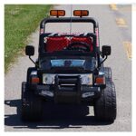 KIDS 12V RAPTOR ELECTRIC RIDE ON CAR 4X4 JEEP 2-SEATER REMOTE CONTROL  BLACK - LK Auto Factors
