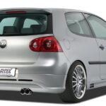 LK Performance RDX rear bumper extension VW Golf 5 "GTI/R-Five" with exhaust hole left & right | Automotive,body kit,bodykit,car accessories,Car Parts,diffuser,front,front lip,Golf 5,rear,rear bumper extension,side skirt,side skirts,sideskirt,splitter,spo