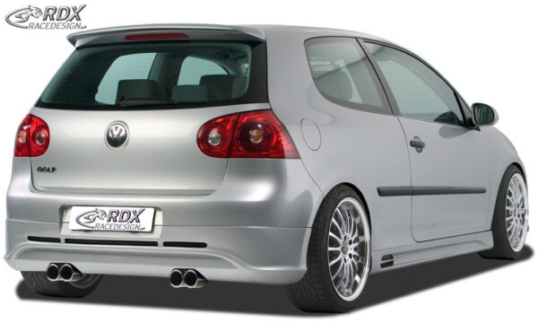 LK Performance RDX rear bumper extension VW Golf 5 "GTI/R-Five" with exhaust hole left & right | Automotive,body kit,bodykit,car accessories,Car Parts,diffuser,front,front lip,Golf 5,rear,rear bumper extension,side skirt,side skirts,sideskirt,splitter,spo