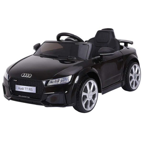 New 2019 Kids Ride On Car, Licensed 12V Audi TT RS, Remote Control Manual Two Modes Operation, MP3 Lights (Black) - LK Auto Factors