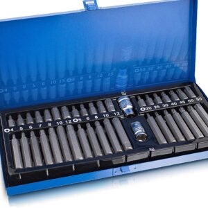 MANAROLA 40 PCS HEX /SPLINE/STAR BIT SET
