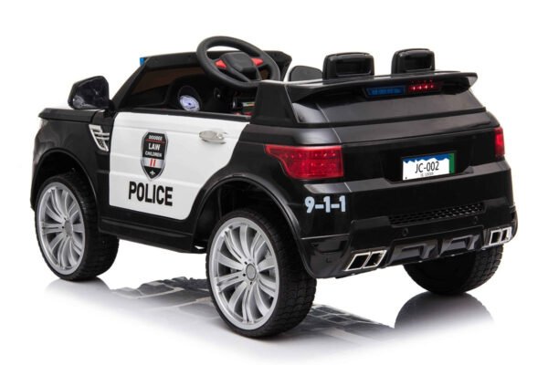 Battery Powered - 12V Black Police Ride On Car | Electric Ride on Car,Kids Ride On Car,Ride on Car,SALOON & HOT HATCHES
