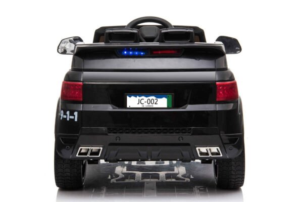 Battery Powered - 12V Black Police Ride On Car | Electric Ride on Car,Kids Ride On Car,Ride on Car,SALOON & HOT HATCHES