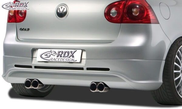 LK Performance RDX rear bumper extension VW Golf 5 "GTI/R-Five" with exhaust hole left & right | Automotive,body kit,bodykit,car accessories,Car Parts,diffuser,front,front lip,Golf 5,rear,rear bumper extension,side skirt,side skirts,sideskirt,splitter,spo