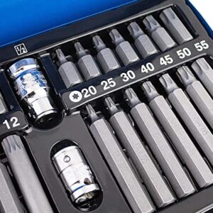MANAROLA 40 PCS HEX /SPLINE/STAR BIT SET
