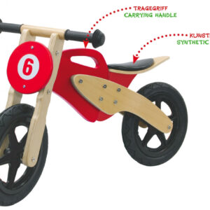 Push-Bike Wood Moto red | 12v kids ride on,Foot to Floor,Kids ride on,Motorbike BMW,Push-Bike