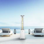 BU-KO Patio Gas Heater Stainless Steel with Bluetooth | Gas Heater,special offer