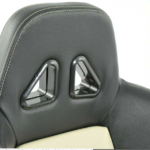 Sportseat Set Dallas artificial leather beige/black seam beige beige/black | Sports seats,Sportseat Set