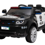Battery Powered - 12V Black Police Ride On Car | Electric Ride on Car,Kids Ride On Car,Ride on Car,SALOON & HOT HATCHES