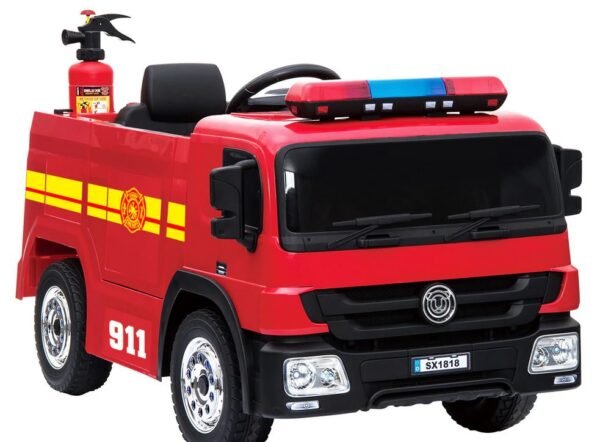 FIRE ENGINE Electric Battery Powered Kids Electric Ride On Toy Car (Model: SX1818)