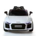 12V Licensed White Audi R8 Spyder Battery Ride On Car